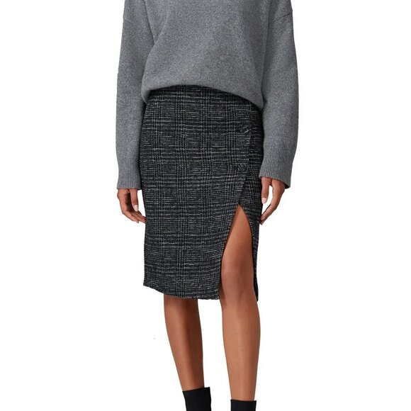 Club Monaco Cutaway Pencil Skirt with slit size 0 - Picture 4 of 4